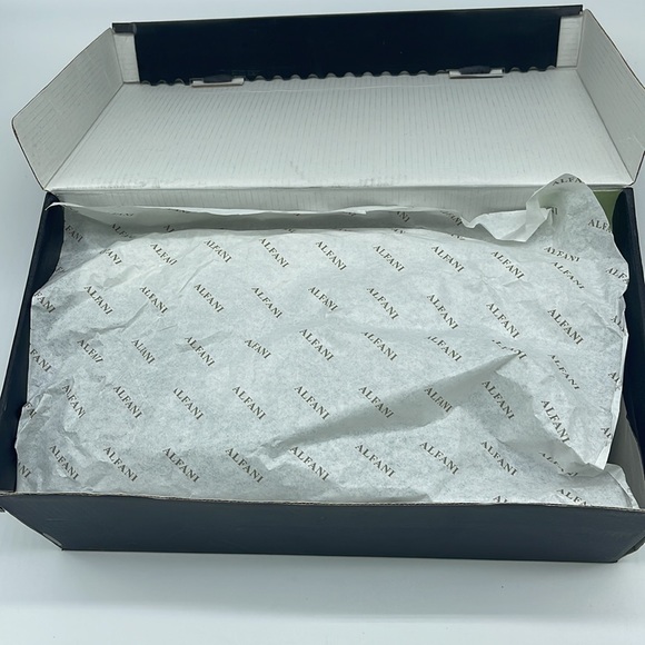 Alfani Womens James Leather Square Toe Loafers, Black 8/.5 w - Picture 14 of 16